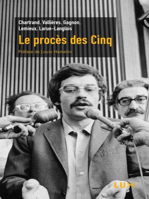 cover image of Le procès des Cinq
